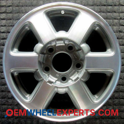 OEM Wheel Rim 09592678 12368851 - 1998-2001 Oldsmobile 15x7 Interchange 6032 Machined w/ Charcoal Pockets