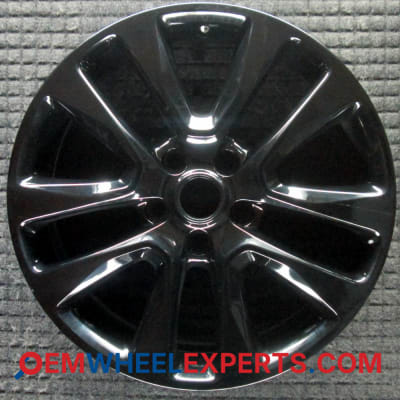 OEM Wheel Rim 5XL06DX8AA ALY09168U45 - 2016-2022 Jeep 20x8 Interchange 9168 Black