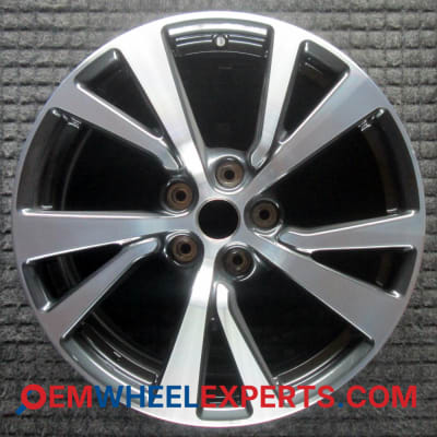 OEM Wheel Rim 403004RA3E 403004RA8E - 2016-2019 Nissan 18x8.5 Interchange 62721 Machined Lip w/ Charcoal Spokes
