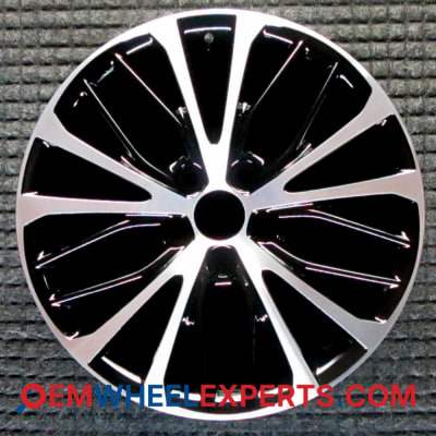 OEM Wheel Rim 4261106E10 4261106F70 - 2018-2022 Toyota 18x8 Interchange 75221 Machined w/ Black Pockets
