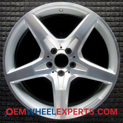 OEM Wheel Rim 23140116027X25 2314011602 - 2013-2020 Mercedes-Benz Front 19x8.5 Interchange 85283 Machined w/ Silver Pockets