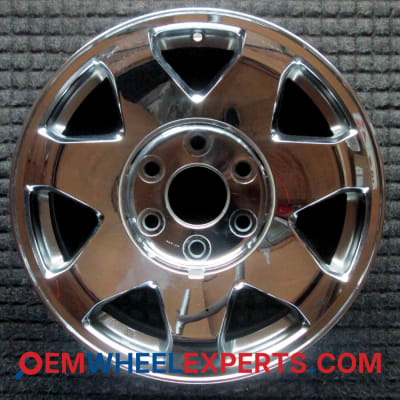 OEM Wheel Rim 9596873 - 2002-2006 Cadillac 17x7.5 Interchange 4575 Chrome
