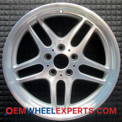 OEM Wheel Rim 3611227631 - 1998-2001 BMW Front 18x8 Interchange 59271 Machined w/ Silver Pockets