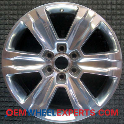 OEM Wheel Rim FL3Z1007J FL341007KA - 2015-2020 Ford 20x8.5 Interchange 10004 Polished