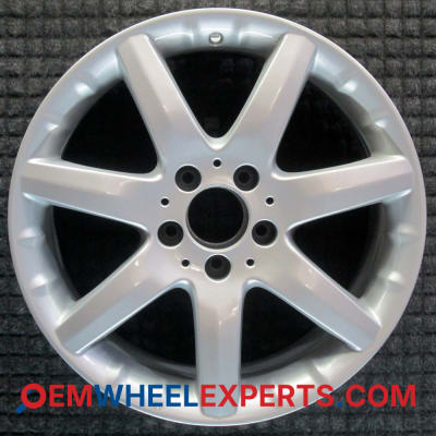 OEM Wheel Rim B66031342 A2034012402 - 2001-2005 Mercedes-Benz Rear 17x8.5 Interchange 65336 All Silver