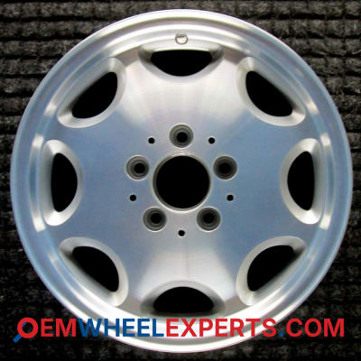OEM Wheel Rim 66031002 2024011602 - 1998-2000 Mercedes-Benz 15x7 Interchange 65190 Machined w/ Silver Pockets