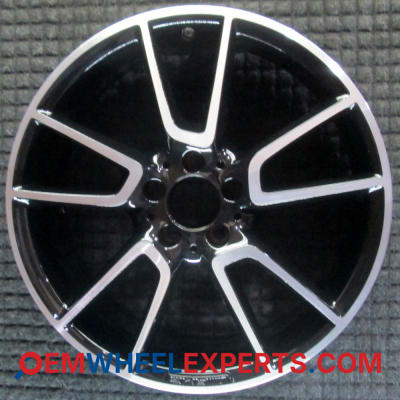 OEM Wheel Rim 20540165007X23 2054016500 - 2016-2020 Mercedes-Benz Rear 19x8.5 Interchange 85449 Machined w/ Black Pockets