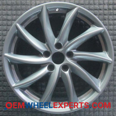 OEM Wheel Rim 6CP08U65AA - 2017-2025 Alfa Romeo 18x8 Interchange 58159 Titanium Matte