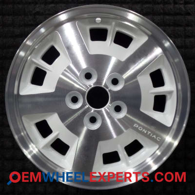 OEM Wheel Rim 14094598 14094599 - 1989 Pontiac Grand Am 14x6 Interchange 1663 Machined w/ White Pockets