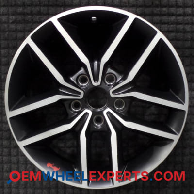 OEM Wheel Rim 6XJ072XFAA 5XK991XFAA - 2016-2022 Jeep 18x8 Interchange 9164 Fine Machined w/ Black Pockets