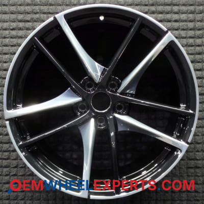 OEM Wheel Rim 42611WAA09 - 2020-2022 Toyota Rear 19x10 Interchange 75257 Polished w/ Black Pockets
