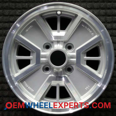 OEM Wheel Rim 40300P7100 40300P7127 - 1979-1983 Datsun, Nissan 14x6 Interchange 62172 Machined w/Silver Pockets