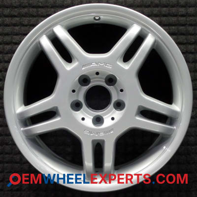 OEM Wheel Rim 1704012002 66471392 - 2002-2004 Mercedes-Benz Front 17x7.5 Interchange 65262 All Silver