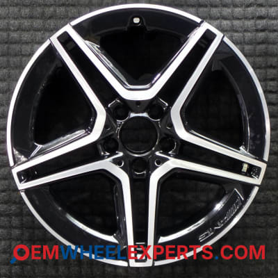 OEM Wheel Rim  - 2020 Mercedes-Benz 18x7.5 Interchange 85770 Machined w/ Black Pockets