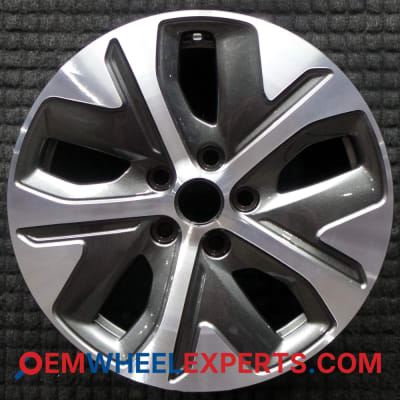 OEM Wheel Rim 52910Q4100 - 2019-2022 Kia, KIA 17x7 Interchange 74798 Machined w/ Gray Pockets