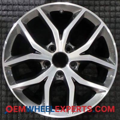 OEM Wheel Rim 42800T3RA72 42800T3RA81 - 2019-2022 Acura 17x7 Interchange 71860 Machined Lip w/ Charcoal Spokes