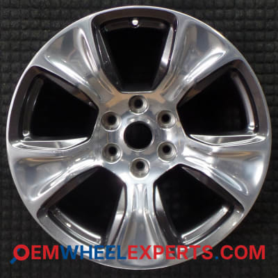 OEM Wheel Rim 5YD571AUAA 5YD57TRMAA - 2019-2024 Dodge, Ram 20x9 Interchange 2674 Polished