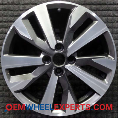 OEM Wheel Rim 403005EF3E - 2020-2022 Nissan 17x6.5 Interchange 62818 Machined Lip w/ Charcoal Spokes