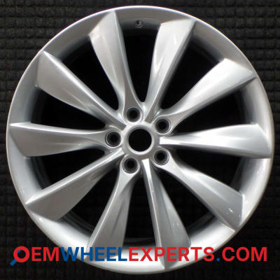 OEM Wheel Rim 105404100B - 2012-2017 Tesla 21x8.5 Interchange 98727 All Silver