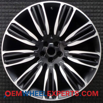 OEM Wheel Rim  - 2018-2019 Land Rover Range Rover Velar 22x9 Interchange 72309 Machined w/ Black Pockets