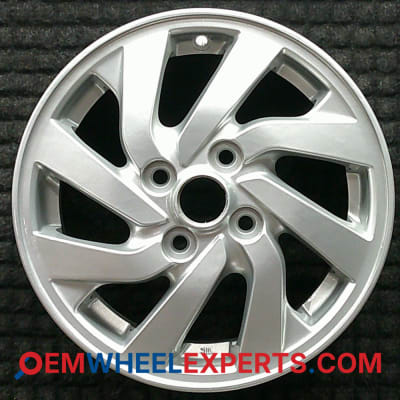 OEM Wheel Rim 4250D417 - 2017-2024 Mitsubishi 14x4.5 Interchange 66004 All Silver