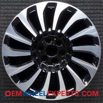 OEM Wheel Rim NL7Z1007B - 2022-2024 Lincoln 22x9.5 Interchange 10499 Machined w/ Black Pockets