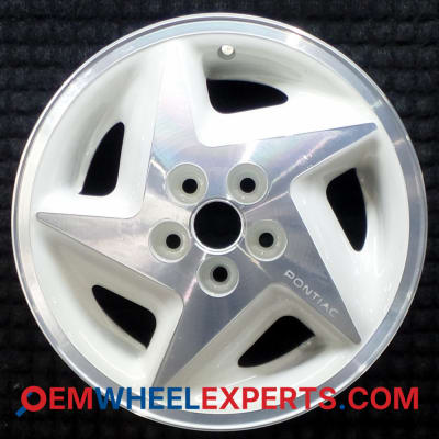OEM Wheel Rim 12350165 12355240 - 1991-1995 Pontiac 15x6 Interchange 6501 Machined w/ White Pockets