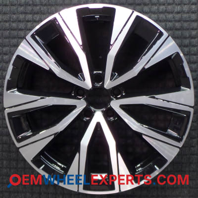 OEM Wheel Rim 322433996 323585661 - 2021-2025 Volvo 19x7.5 Interchange 70523 Machined w/ Black Pockets