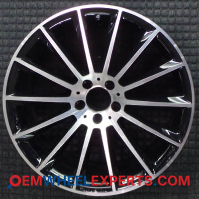 OEM Wheel Rim 2574012000 - 2019-2021 Mercedes-Benz Rear 20x9 Interchange 85673 Machined w/ Black Pockets