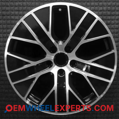 OEM Wheel Rim 9J1601025J041 - 2020-2024 Porsche Front 20x9 Interchange 66152 Machined w/ Black Pockets