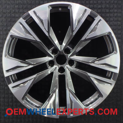 OEM Wheel Rim 4M8601025BD - 2024 Audi 22x10 Interchange 12156 Machined w/ Gray Pockets