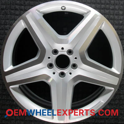 OEM Wheel Rim 16640120027X25 - 2013-2019 Mercedes-Benz 20x9 Interchange 85551 Machined w/ Silver Pockets