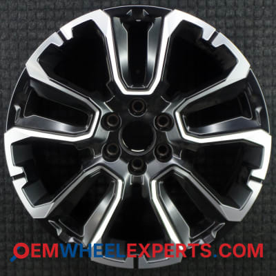 OEM Wheel Rim 84582669 - 2022-2026 Chevrolet, GMC 22x9 Interchange 14088 Machined w/ Black Pockets