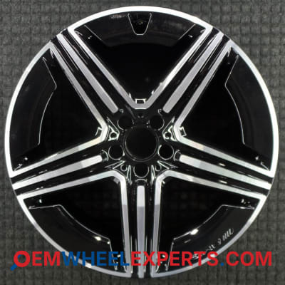 OEM Wheel Rim 16740143017X23 A16740144017X23 - 2024 Mercedes-Benz Front 21x10 Interchange 20143 Machined w/ Black Pockets