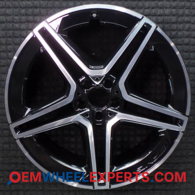 OEM Wheel Rim 1674017300 - 2020 Mercedes-Benz Front 21x10 Interchange 85804 Machined w/ Black Pockets