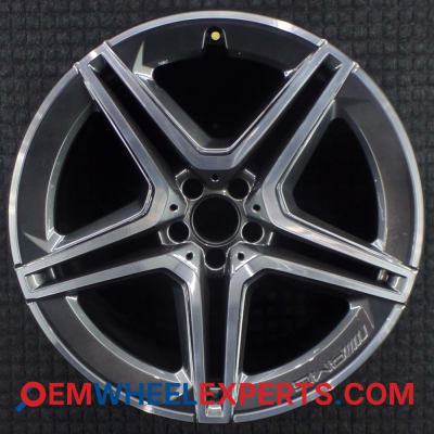OEM Wheel Rim  - 2020 Mercedes-Benz Rear 21x11 Interchange 85814 Machined w/ Charcoal Pockets