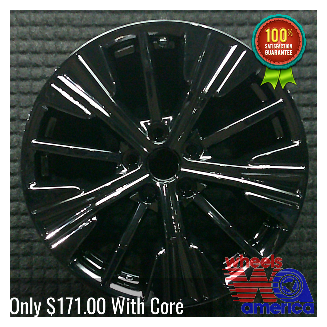 Wheel Rim Mitsubishi Eclipse Cross 18 2018-2022 4250D789 4250F896 Black OE 65857 - Picture 2 of 5