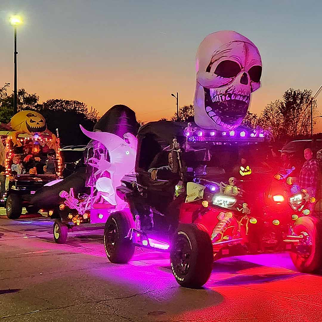 Spooktacular Halloween Lighted Golf Cart & UTV Parade