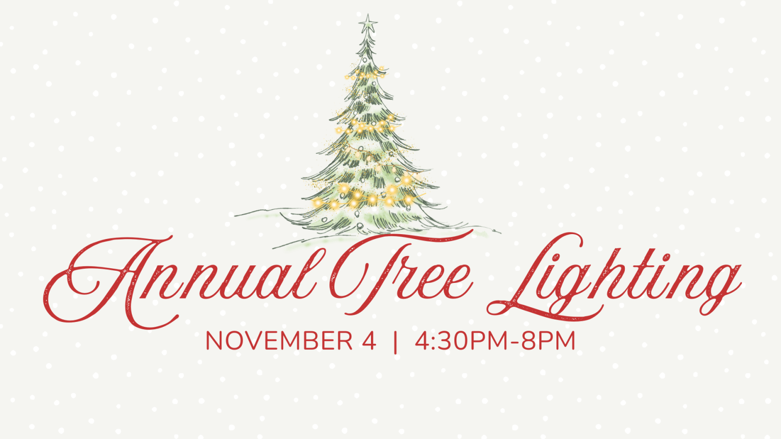 Downtown Bloomington Annual Tree Lighting