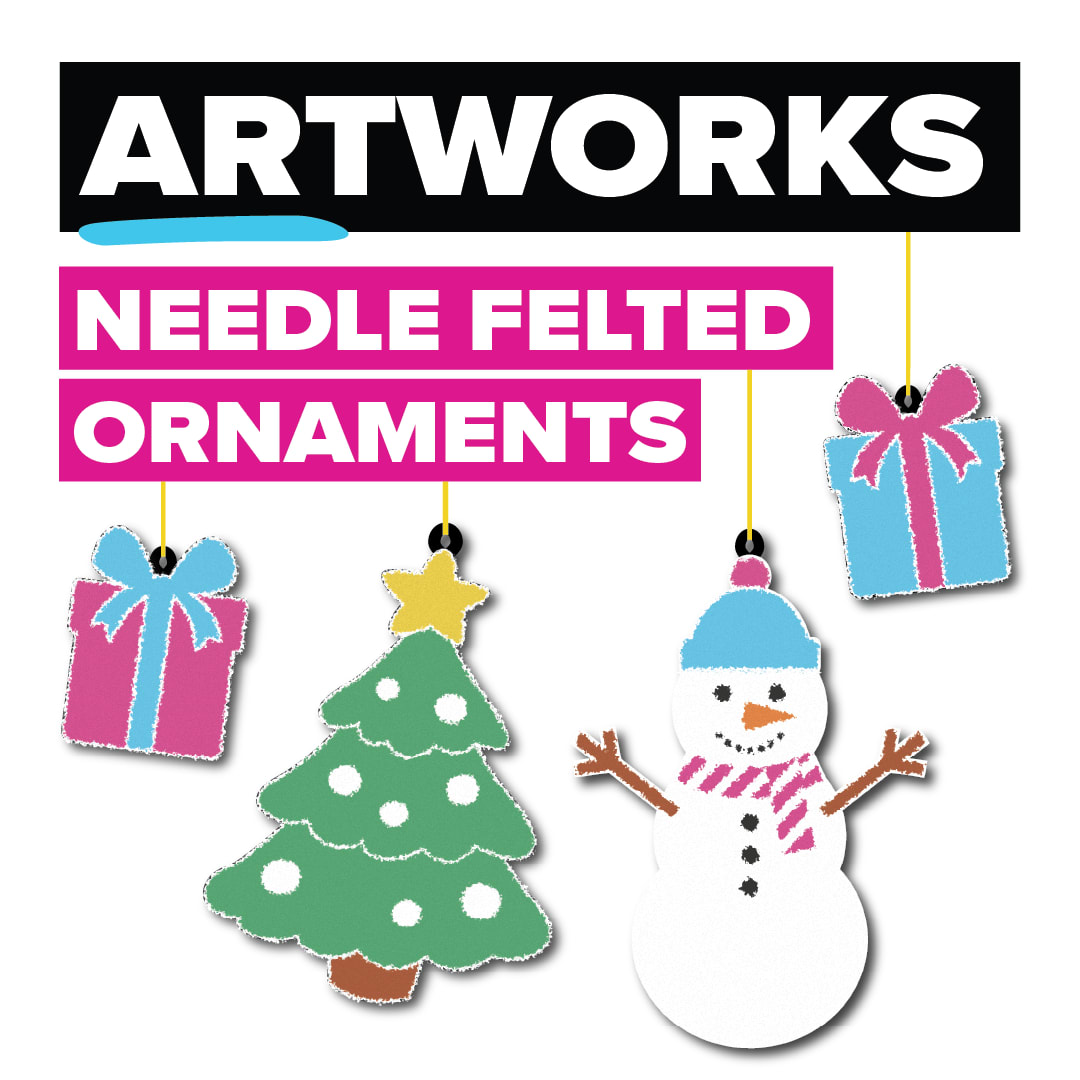 Handmade for the Holiday: Needle Felted Ornaments