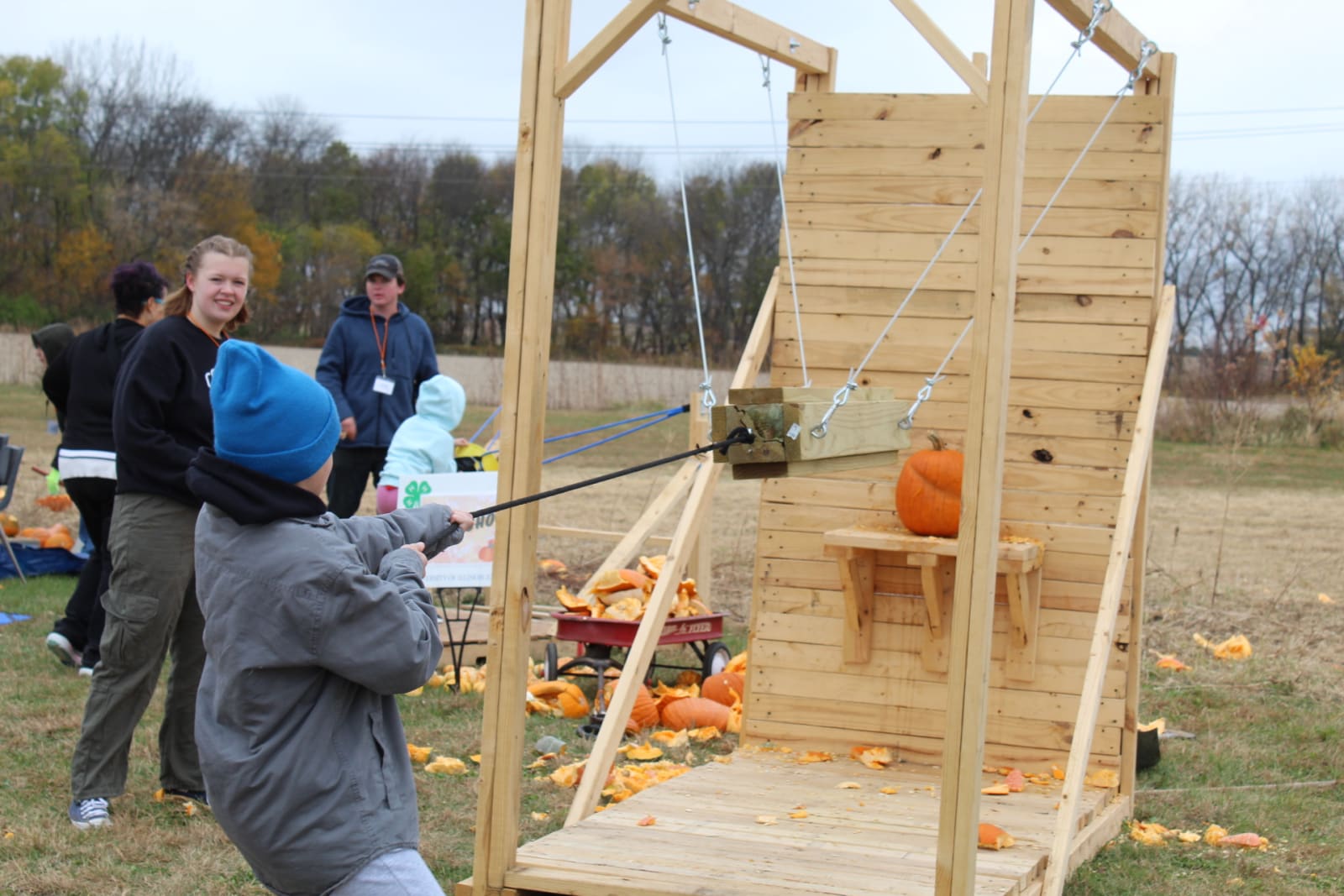 Pumpkin Smash at Sauk Valley Community College