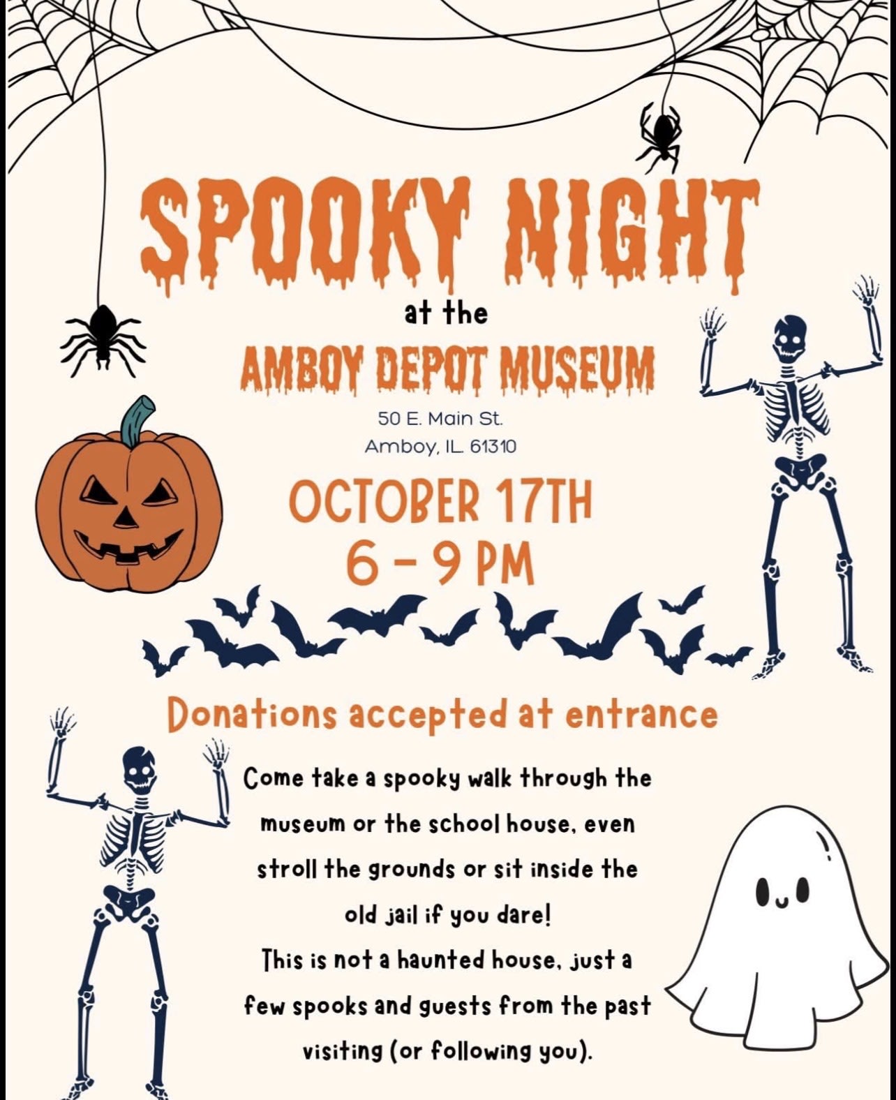 Spooky night at the Amboy Depot Museum