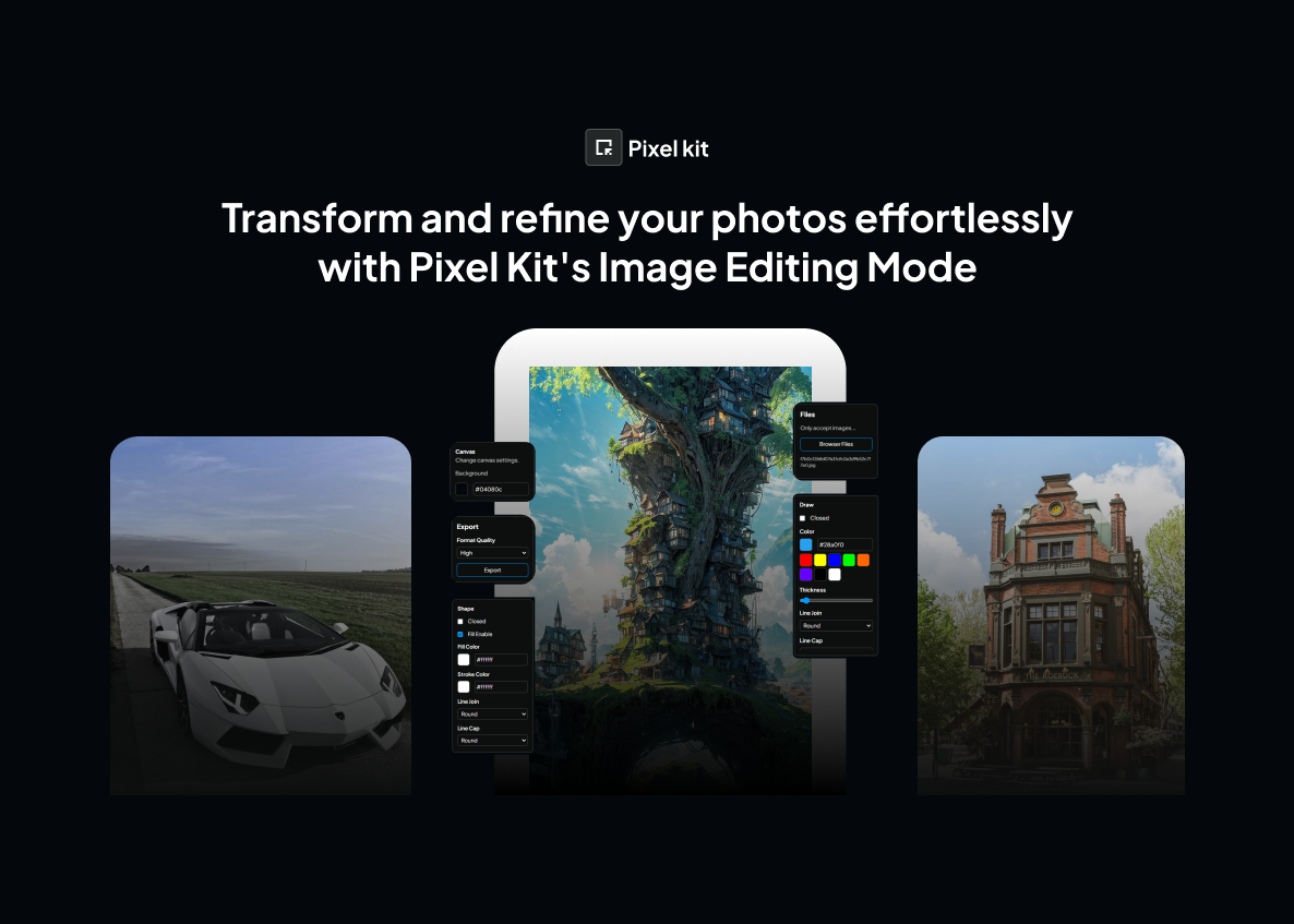 Pixel Kit Image Editing Mode