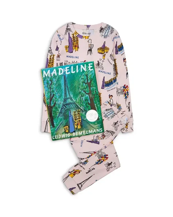 Kids Books to Bed
Get your kids to fall in love with reading (and then fall into bed) with our adorable Books to Bed collection! They'll love turning the pages of their favorite books and seeing the beloved stories illustrated on their sleepwear. With pajamas being made from organic cotton, these are sure to be a hit!

Madeline Book and Pajama Set: Start a new bedtime tradition this holiday season and make their nightly rituals more memorable with this adorable pajama gift set that includes the beloved children's book "Madeline"! 

Eloise Book and Pajama Set: Follow along with Eloise as she wreaks havoc in her home, the New York Plaza! Your little one will love reading about her many adventures and cozying up with this adorable book & pajama set.

