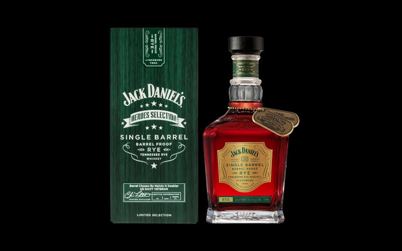 Jack Daniel’s Honors Military Service with 2024 Heroes Selection Barrel Proof Rye Whiskey