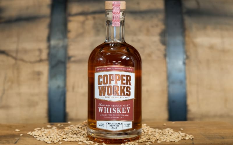 Copperworks Distilling Co. Celebrates Craft Malt Month 2024 with Special Single Cask Release and Charitable Donation