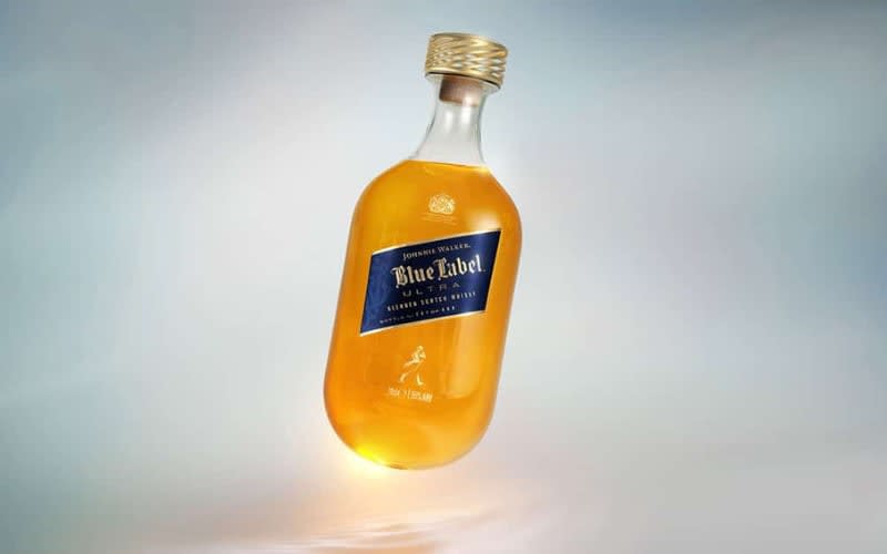 Johnnie Walker Unveils the World’s Lightest Whisky Bottle with Blue Label Ultra