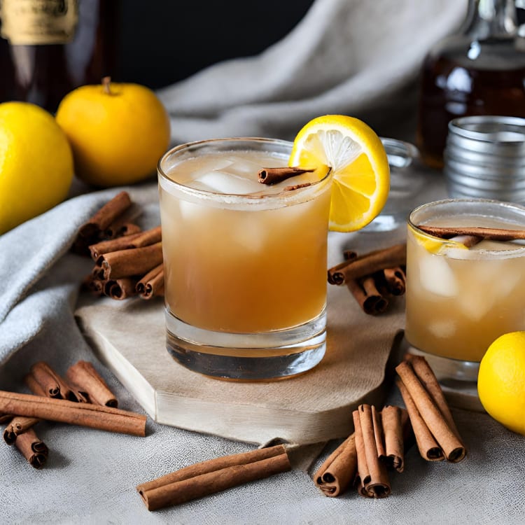 Cinnamon Maple Whiskey Sour