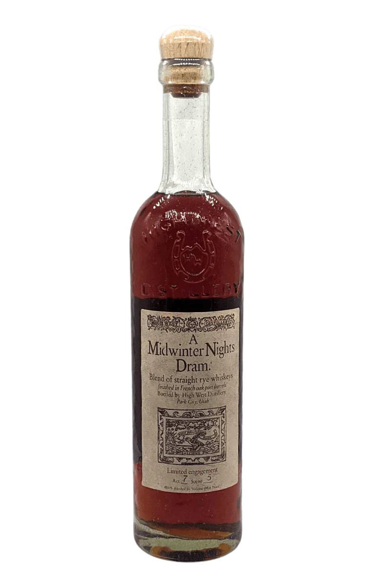 High West A Midwinter Nights Dram Rye Whiskey Act 10 Scene 5