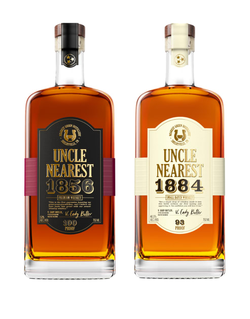 Uncle Nearest 1856 Premium Aged Whiskey & 1884 Small Batch Whiskey